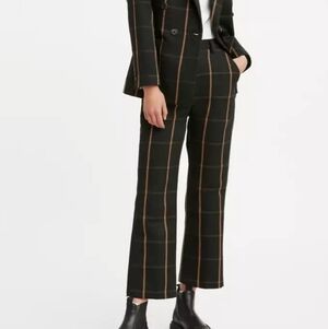 Levi's Premium Math Club Flare cropped trousers high-rise waist hight waist